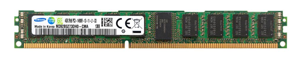 M392B5273DH0-CMA Samsung 4GB PC3-14900 DDR3-1866MHz ECC Registered CL13 240-Pin DIMM Very Low Profile (VLP) Single Rank Memory Module