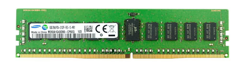M393A1G43DB0-CPB2Q Samsung 8GB PC4-17000 DDR4-2133MHz Registered ECC CL15 288-Pin DIMM 1.2V Dual Rank Memory Module