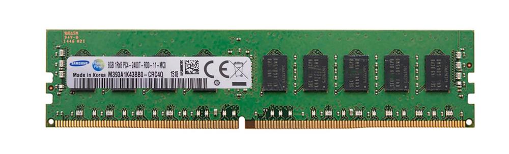 M393A1K43BB0-CRC Samsung 8GB PC4-19200 DDR4-2400MHz ECC Registered CL17 288-Pin DIMM 1.2V Single Rank Memory Module