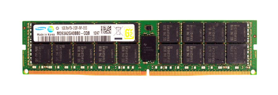 M393A2G40BB0-CQB Samsung 16GB PC4-17000 DDR4-2133MHz ECC Registered CL15 288-Pin DIMM 1.2V Dual Rank Memory Module