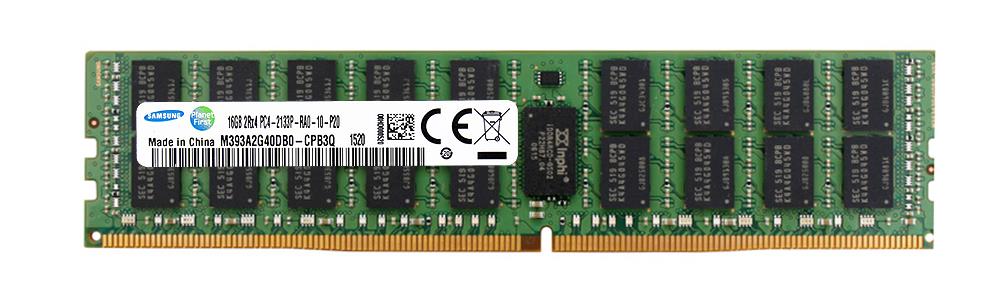 M393A2G40DB0-CPB3Q Samsung 16GB PC4-17000 DDR4-2133MHz ECC Registered CL15 288-Pin DIMM 1.2V Dual Rank Memory Module