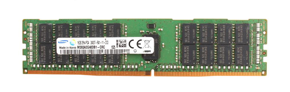 M393A2G40DB1-CRC Samsung 16GB PC4-19200 DDR4-2400MHz ECC Registered CL17 288-Pin DIMM 1.2V Dual Rank Memory Module