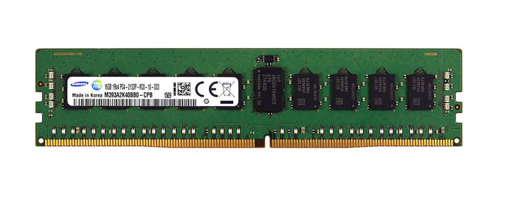 M393A2K40BB0-CPB Samsung 16GB PC4-17000 DDR4-2133MHz Registered ECC CL15 288-Pin DIMM 1.2V Single Rank Memory Module