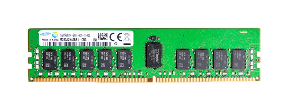 M393A2K40BB1-CRC Samsung 16GB PC4-19200 DDR4-2400MHz ECC Registered CL17 288-Pin DIMM 1.2V Single Rank Memory Module