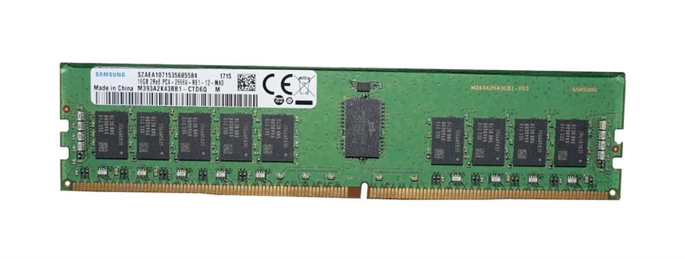 M393A2K43BB1-CTD6Q Samsung 16GB PC4-21300 DDR4-2666MHz Registered ECC CL19 288-Pin DIMM 1.2V Dual Rank Memory Module