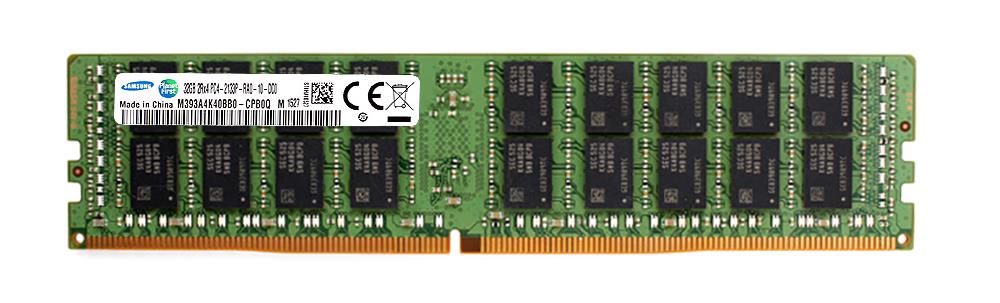 M393A4K40BB0-CPB0Q Samsung 32GB PC4-17000 DDR4-2133MHz ECC Registered CL15 288-Pin DIMM 1.2V Dual Rank Memory Module