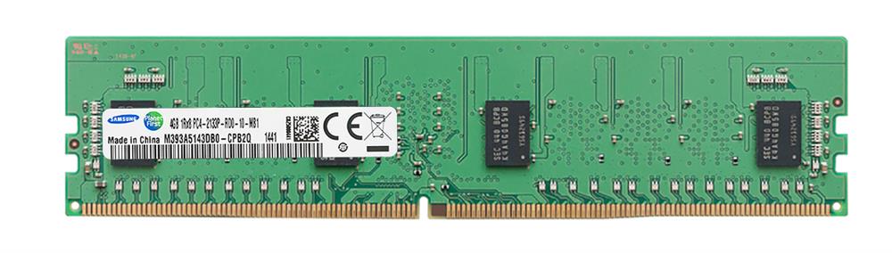 M393A5143DB0-CPB2Q Samsung 4GB PC4-17000 DDR4-2133MHz Registered ECC CL15 288-Pin DIMM 1.2V Single Rank Memory Module