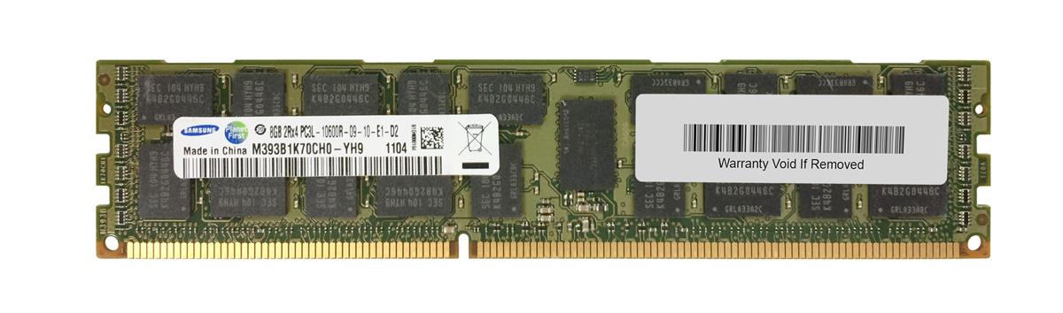 M393B1K70CH0-YH9 Samsung 8GB PC3-10600 DDR3-1333MHz ECC Registered CL9 240-Pin DIMM 1.35V Low Voltage Dual Rank Memory Module