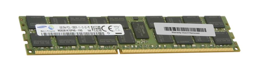 M393B1K70PH0-YK0 Samsung 8GB PC3-12800 DDR3-1600MHz ECC Registered CL11 240-Pin DIMM 1.35V Low Voltage Dual Rank Memory Module