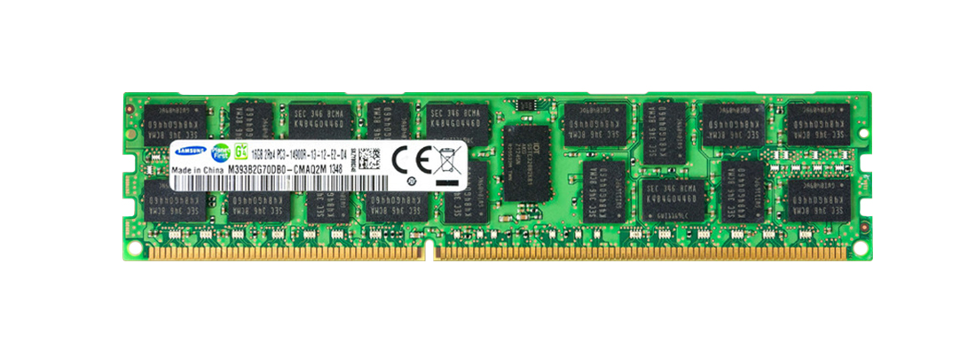 M393B2G70DB0-CMAQ2 Samsung 16GB PC3-14900 DDR3-1866MHz ECC Registered CL13 240-Pin DIMM Dual Rank Memory Module
