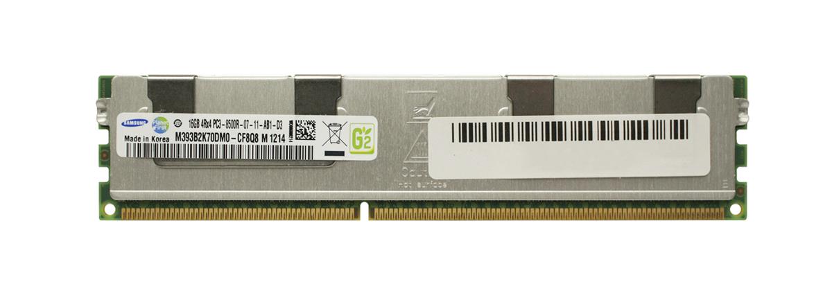 M393B2K70DM0-CF8Q8 Samsung 16GB PC3-8500 DDR3-1066MHz ECC Registered CL7 240-Pin DIMM Quad Rank Memory Module