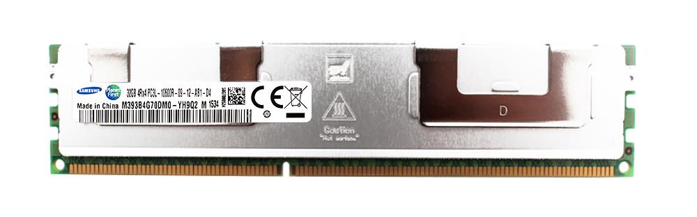 M393B4G70DM0-YH9Q2 Samsung 32GB PC3-10600 DDR3-1333MHz ECC Registered CL9 240-Pin DIMM 1.35V Low Voltage Quad Rank Memory Module