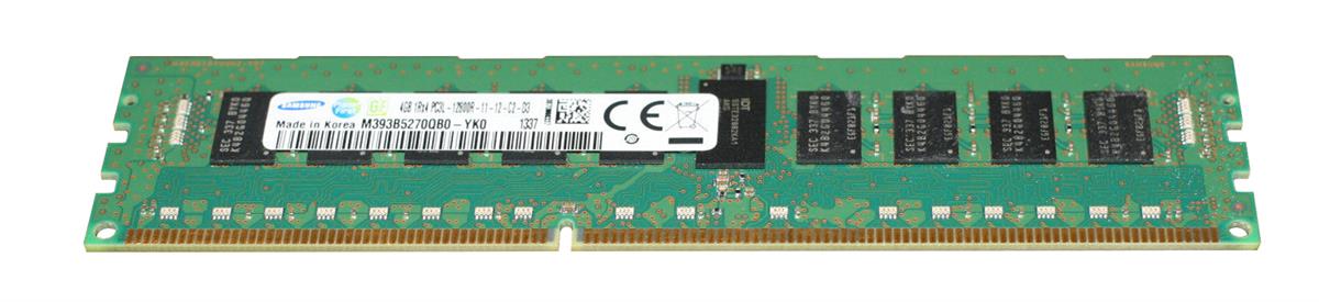 M393B5270QB0-YK0 Samsung 4GB PC3-12800 DDR3-1600MHz ECC Registered CL11 240-Pin DIMM 1.35V Low Voltage Single Rank Memory Module