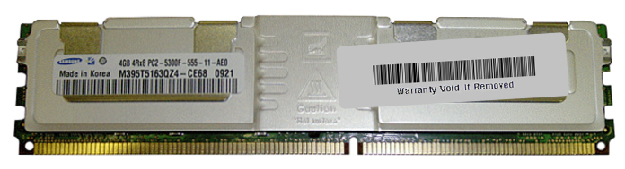 M4L-PC2667ED2Q8F5D-4G M4L Certified 4GB 667MHz DDR2 PC2-5300 Fully Buffered ECC CL5 240-Pin Quad Rank x8 DIMM