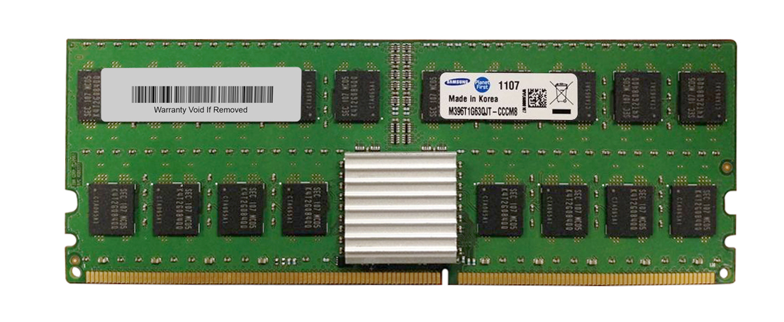 M396T1G630QJT-CCCM8 Samsung 8GB PC2-3200 DDR2-400MHz ECC Registered CL3 276-Pin DIMM Quad Rank Memory Module