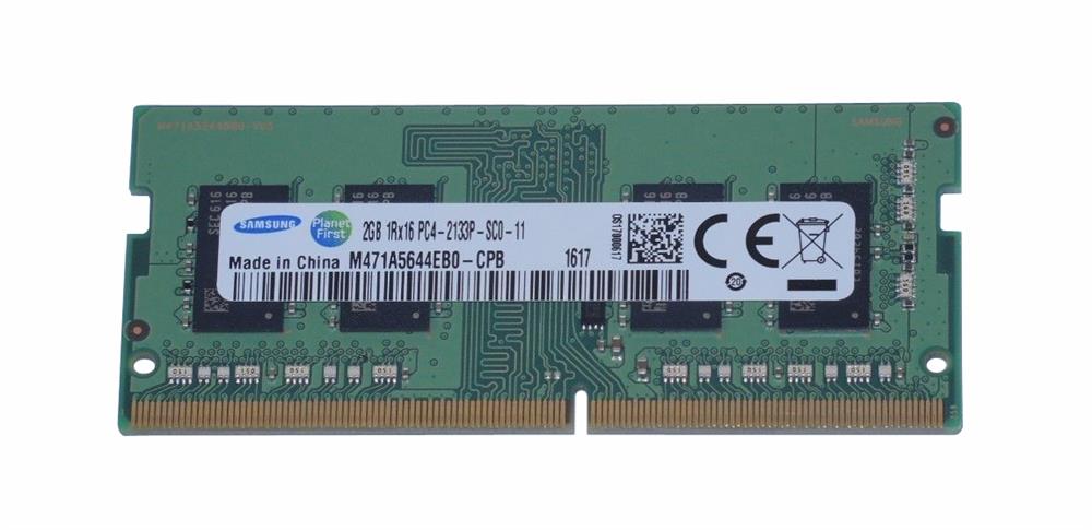 M471A5644EB0-CPB Samsung 2GB PC4-17000 DDR4-2133MHz non-ECC Unbuffered CL15 260-Pin SoDimm 1.2V Single Rank Memory Module