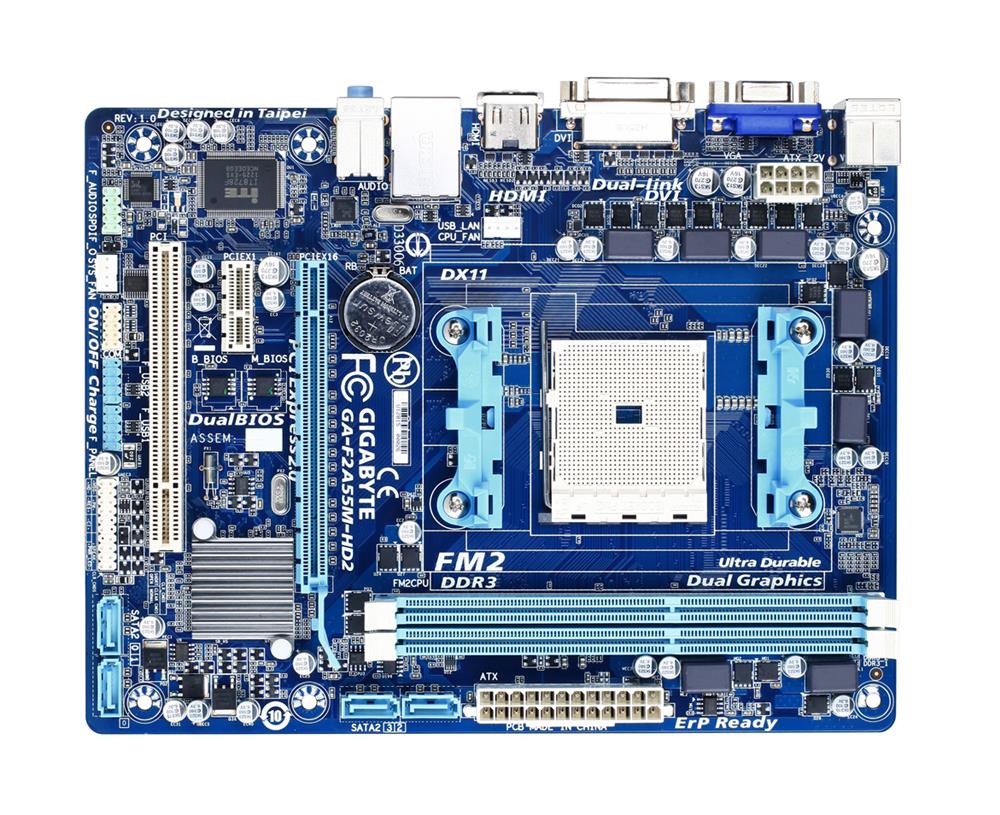 M4L-80091703 Gigabyte Tech GA-F2A55M-HD2 Motherboard