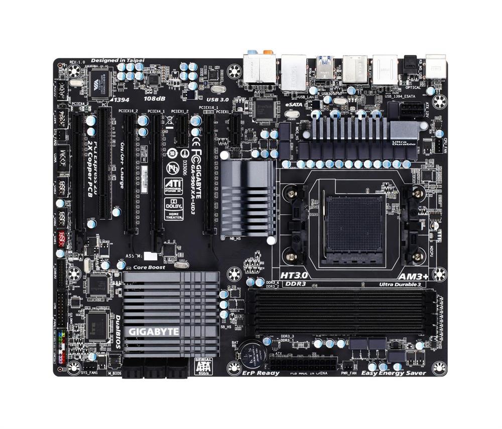 M4L-80098648 Gigabyte Tech GA-990FXA-UD3 (rev. 3.0) Motherboard