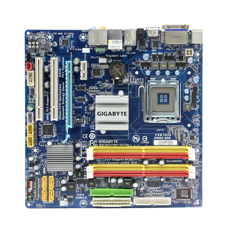 M4L-80098745 Gigabyte Tech GA-EG41MF-US2H Motherboard