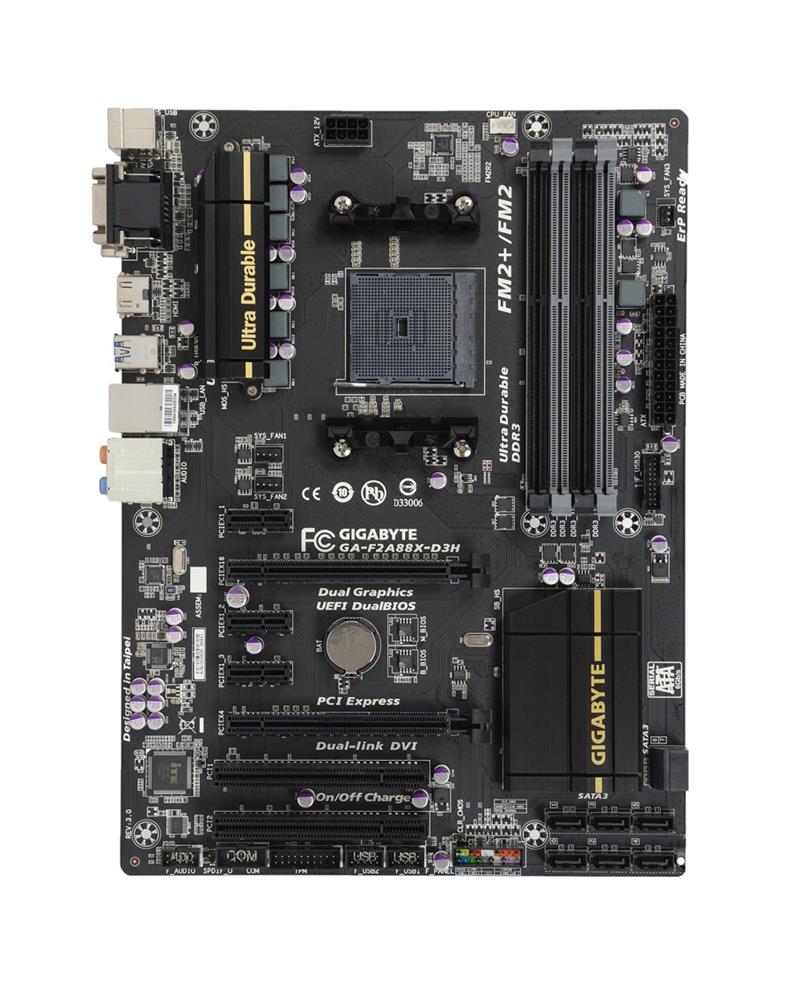 M4L-80105963 Gigabyte Tech GA-F2A88X-D3H Motherboard
