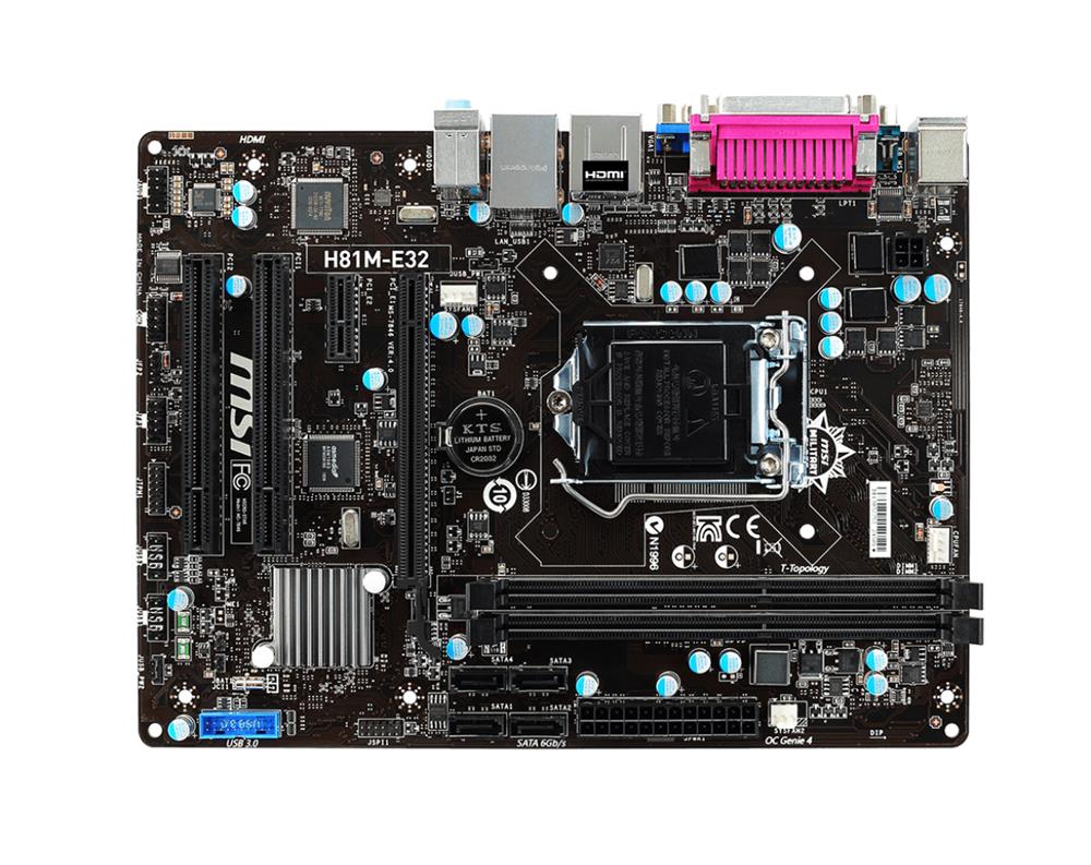 M4L-80106279 MSI H81M-E32 Motherboard