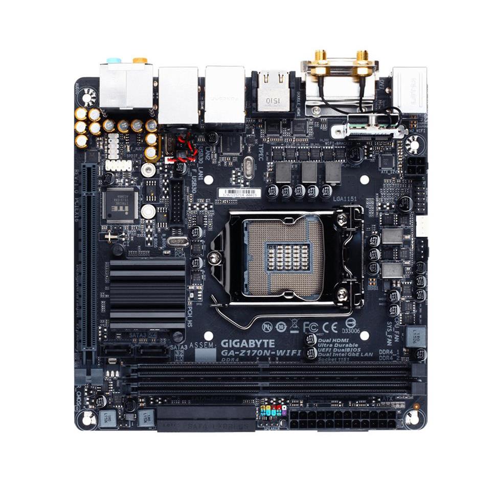 M4L-80108582 Gigabyte Tech GA-Z170N-WIFI Motherboard