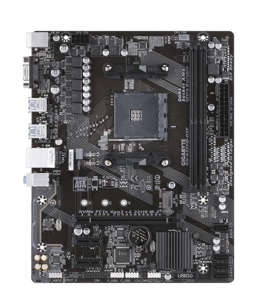 M4L-80119121 Gigabyte Tech GA-A320M-D2P Motherboard