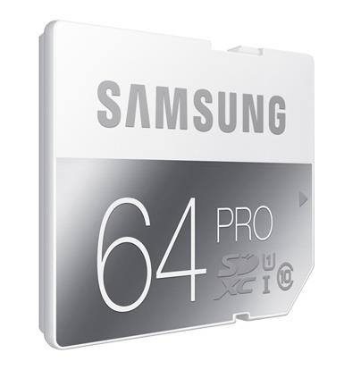 MBSG64DAM Samsung PRO 64GB Class 10 SDXC UHS-I Flash Memory Card