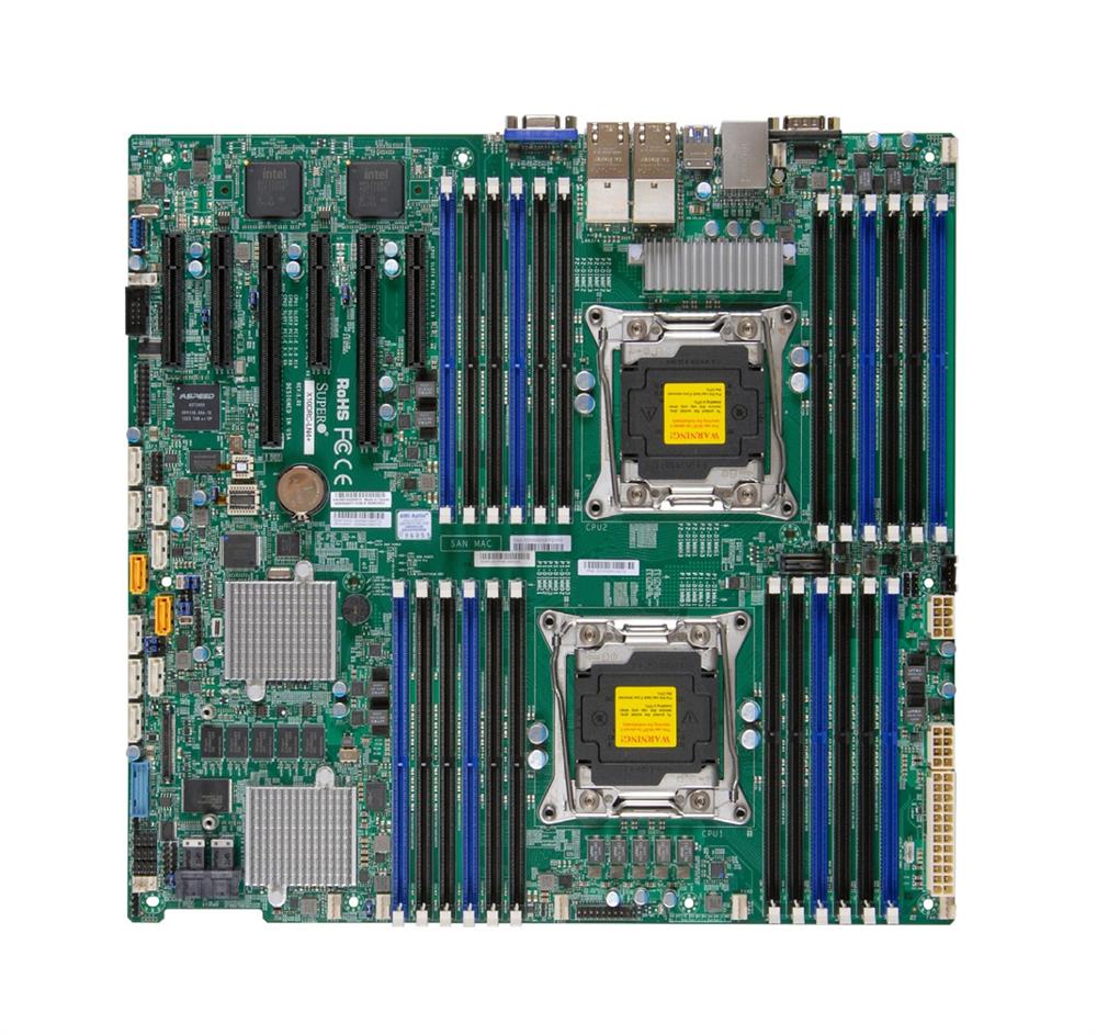 MBX10DCT SuperMicro X10drc-t4-o Dual LGA2011 Intel C612 DDR4 SATA3SAS3usb3.0 V4GBe Enhanced Eatx Server Motherboard (Refurbished)