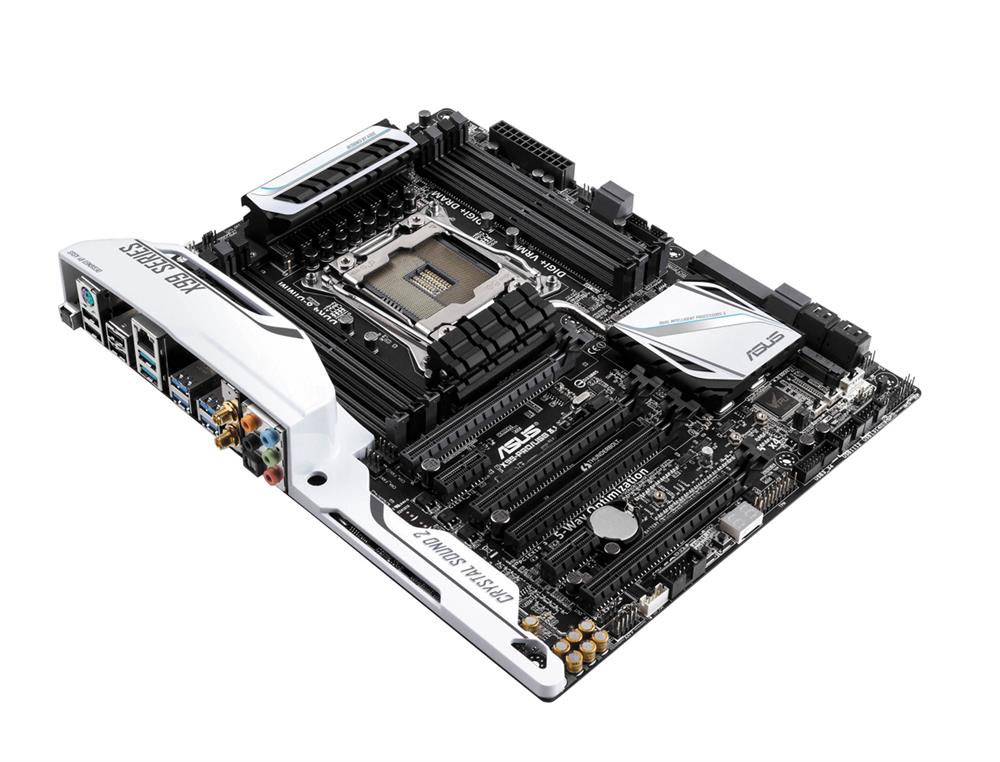 MBX99POU3 ASUS X99-PRO/USB 3.1 Socket LGA 2011-v3 Intel X99 Chipset Core i7 Processors Support DDR4 8x DIMM 8x SATA 6.0Gb/s ATX Motherboard (Refurbished)