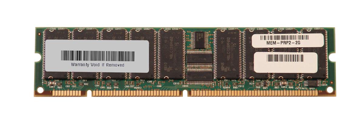 MEM-PRP2-2G Cisco 2GB PC133 133MHz ECC Registered 168-Pin DIMM Memory Module for Cisco 12000 Series