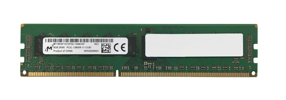 MT18KSF1G72PDZ-1G6N1 Micron 8GB PC3-12800 DDR3-1600MHz ECC Registered CL11 240-Pin DIMM 1.35V Low Voltage Dual Rank Memory Module