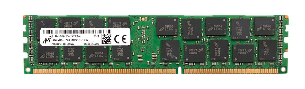 MT36JSF2G72PZ-1G9E1KG Micron 16GB PC3-14900 DDR3-1866MHz ECC Registered CL13 240-Pin DIMM Dual Rank Memory Module