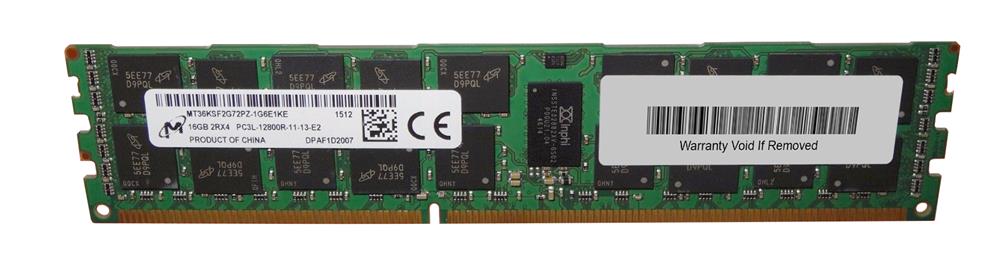 MT36KSF2G72PZ-1G6E1KE Micron 16GB PC3-12800 DDR3-1600MHz ECC Registered CL11 240-Pin DIMM 1.35V Low Voltage Dual Rank Memory Module