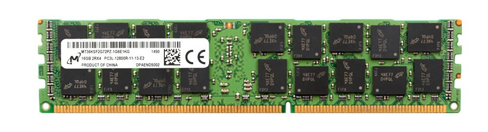 MT36KSF2G72PZ-1G6E1KG Micron 16GB PC3-12800 DDR3-1600MHz ECC Registered CL11 240-Pin DIMM 1.35V Low Voltage Dual Rank Memory Module