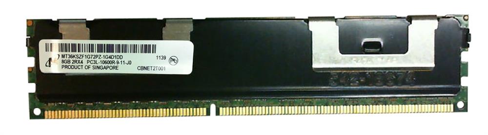 MT36KSZF1G72PZ-1G4D1 Micron 8GB PC3-10600 DDR3-1333MHz ECC Registered w/ Parity CL9 240-Pin DIMM 1.35V Low Voltage Dual Rank Memory Module