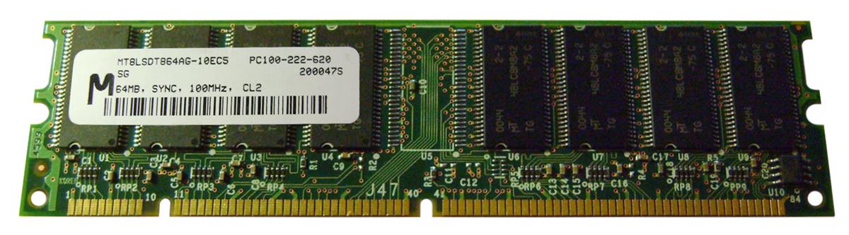 M4L-PC100NSD162D-64M M4L Certified 64MB 100MHz PC100 Non-ECC CL2 168-Pin x16 DIMM