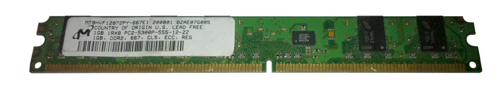 M4L-PC2667RD2S85DV-1G M4L Certified 1GB 667MHz DDR2 PC2-5300 Reg ECC CL5 240-Pin Single Rank x8 VLP DIMM