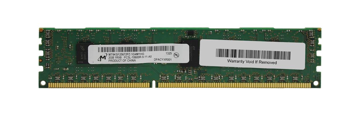 MT9KSF25672PZ-1G4M1 Micron 2GB PC3-10600 DDR3-1333MHz ECC Registered CL9 240-Pin DIMM 1.35v Low Voltage Single Rank Memory Module