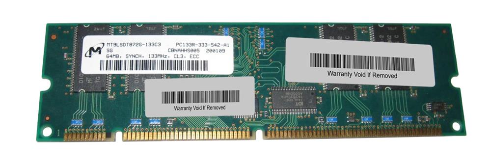 M4L-PC133RSD82D-64M M4L Certified 64MB 133MHz PC133 Reg ECC CL3 168-Pin x8 DIMM