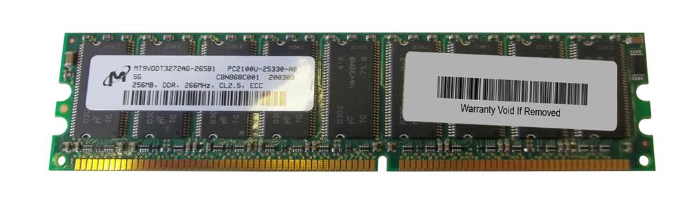 M4L-PC1266ED1D825D-256M M4L Certified 256MB 266MHz DDR PC2100 ECC CL2.5 184-Pin Dual Rank x8 DIMM