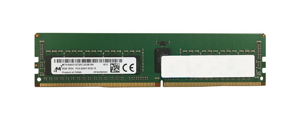 MTA18ASF1G72PZ-2G3 Micron 8GB PC4-19200 DDR4-2400MHz ECC Registered CL17 288-Pin DIMM 1.2V Single Rank Memory Module