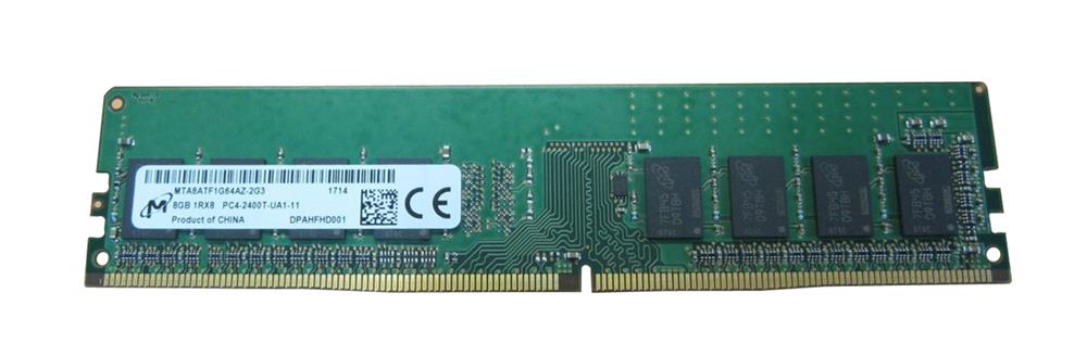 MTA8ATF1G64AZ-2G3 Micron 8GB PC4-19200 DDR4-2400MHz non-ECC Unbuffered CL17 288-Pin DIMM 1.2V Single Rank Memory Module