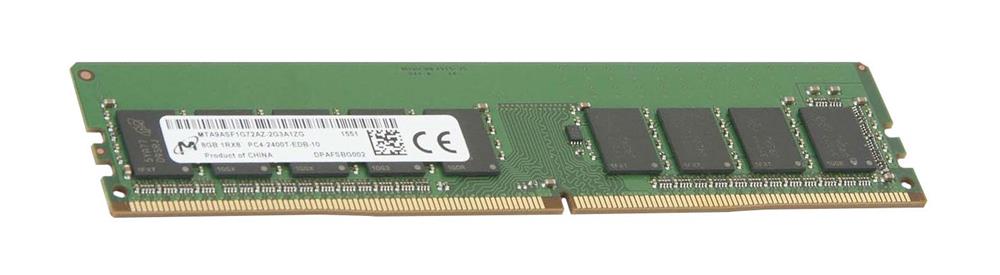MTA9ASF1G72AZ-2G3A1 Micron 8GB PC4-19200 DDR4-2400MHz ECC Unbuffered CL17 288-Pin DIMM 1.2V Single Rank Memory Module