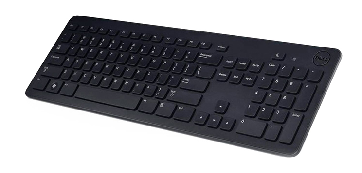 N8WF8 Dell 104-Keys USB Wired Black Keyboard
