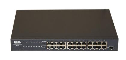 PC2624 Dell PowerConnect 2624 24-Ports 10/100/1000 + 1 x shared SFP Gigabit Ethernet Switch (Refurbished)