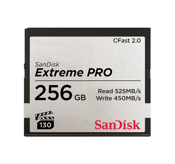 SDCFSP-256G-Z46D SanDisk Extreme Pro 256GB CFast 2.0 Flash Memory Card