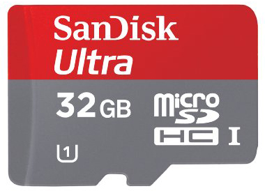 SDSDQUA-032G-U46A SanDisk Ultra 32GB Class 10 microSDHC UHS-I Flash Memory Card