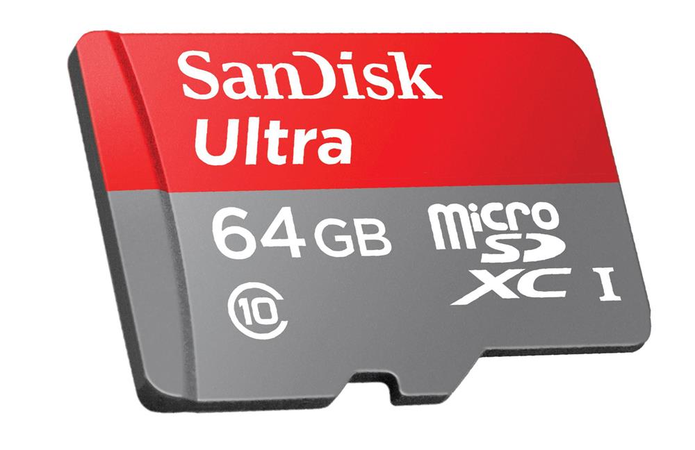 SDSDQUA-064G-A46A-A1 SanDisk Ultra 64GB Class 10 microSDXC UHS-I Flash Memory Card