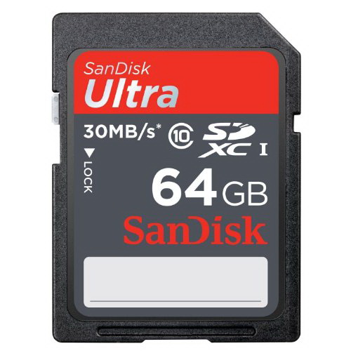 SDSDU-064G-U46 SanDisk Ultra 64GB Class 10 SDXC UHS-I Flash Memory Card
